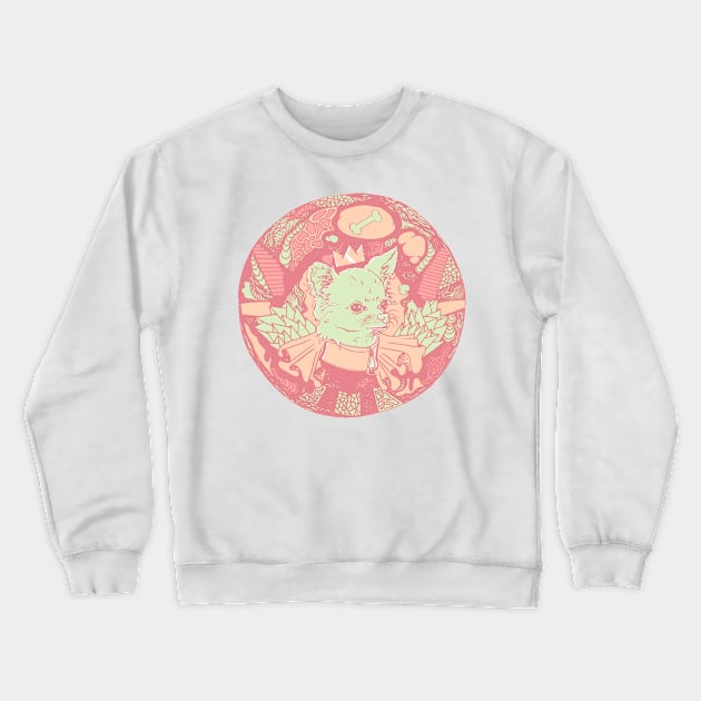 Lpink Circle of the Chihuahua Crewneck Sweatshirt by kenallouis